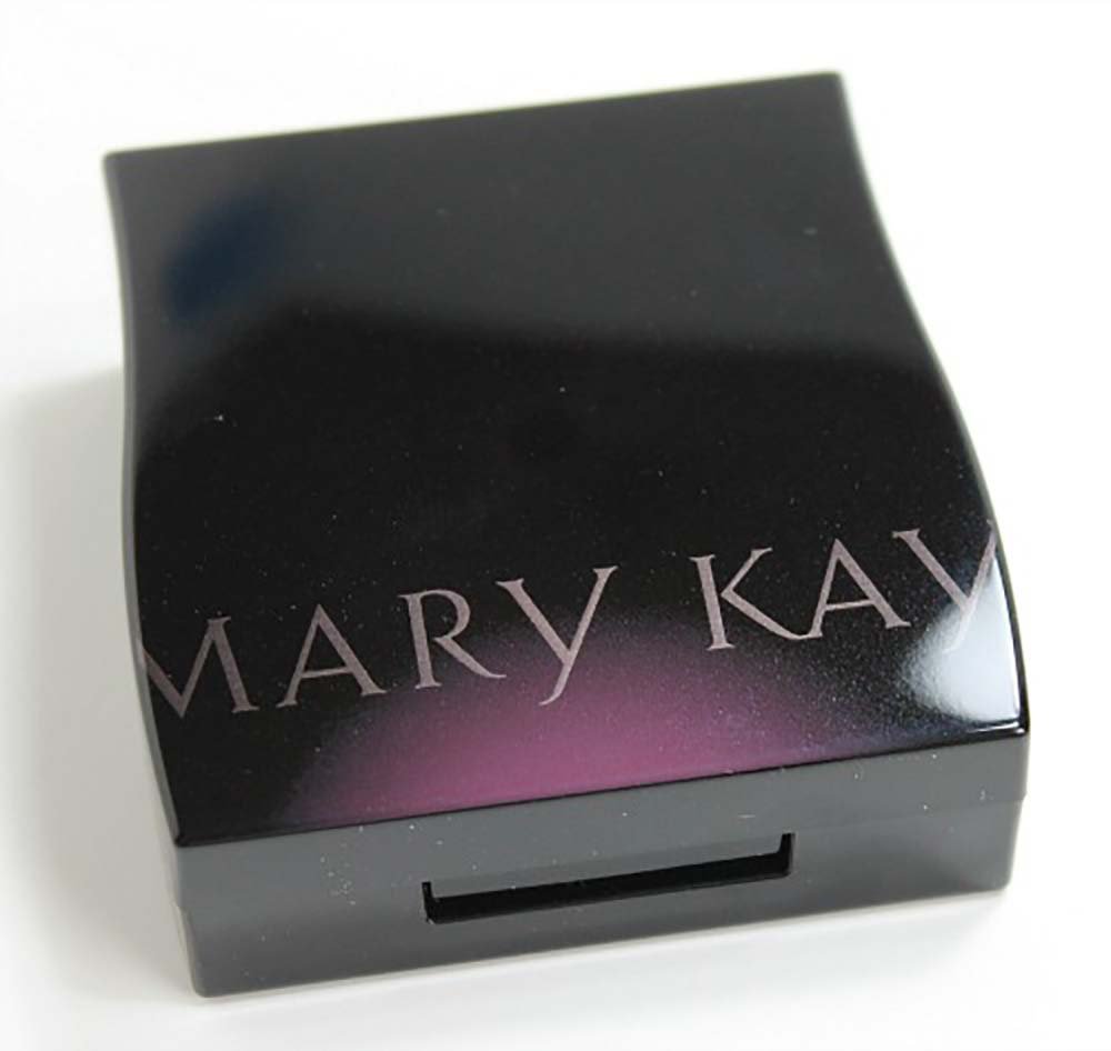 Mary Kay Mini Compact Makeup Set with Cheek Brush & Eye Applicators - Portable Travel Makeup Kit for On-the-Go Touch Ups