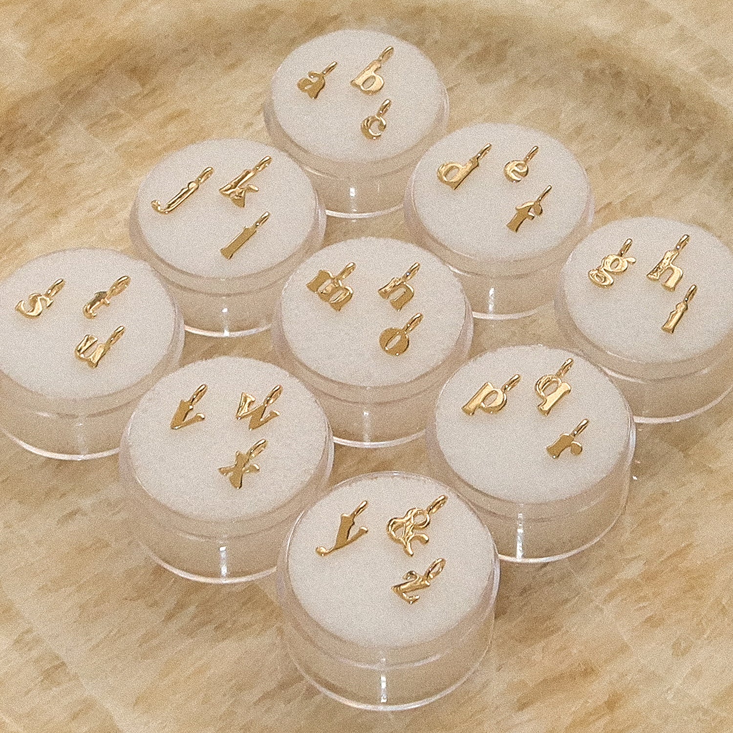 Small Letter Charms for Jewelry Making - Alphabet Beads for DIY Bracelets, Necklaces & Keychains - Perfect for Personalized Gifts & Craft Projects
