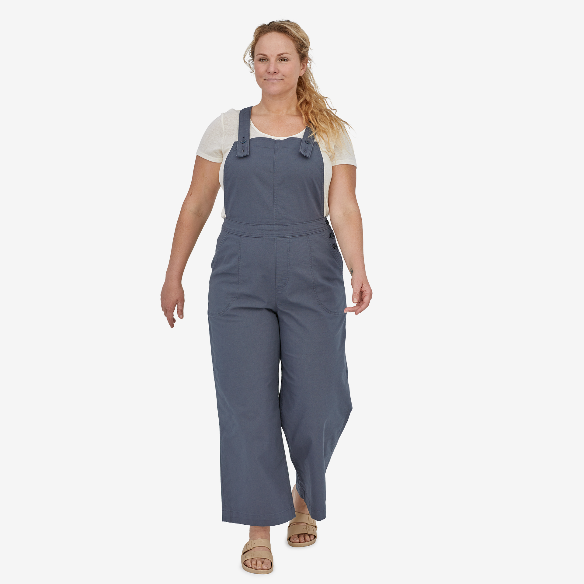 Women's Stand Up® Cropped Overalls - Denim Shortalls Jumpsuit with Adjustable Straps for Summer, Casual Wear & Outdoor Activities