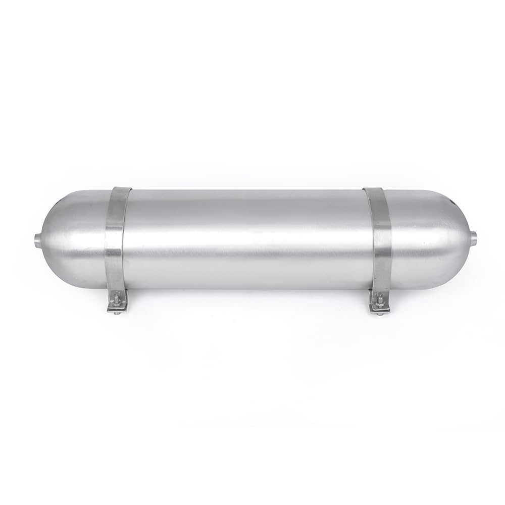 4.2 Gallon Aluminum Air Tank with 1/4 Inch NPT Ports - Lightweight & Durable for Air Suspension Systems, Off-Road Vehicles, and Custom Car Builds