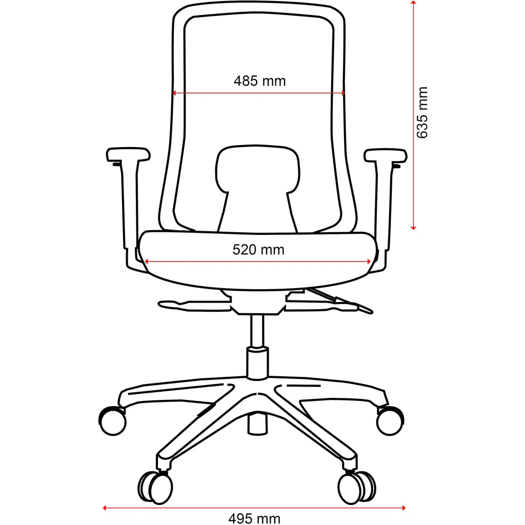 Ergonomic ELAN Mesh Back Office Chair with Adjustable Height and Lumbar Support - Perfect for Home Office, Gaming, and Workspace Comfort