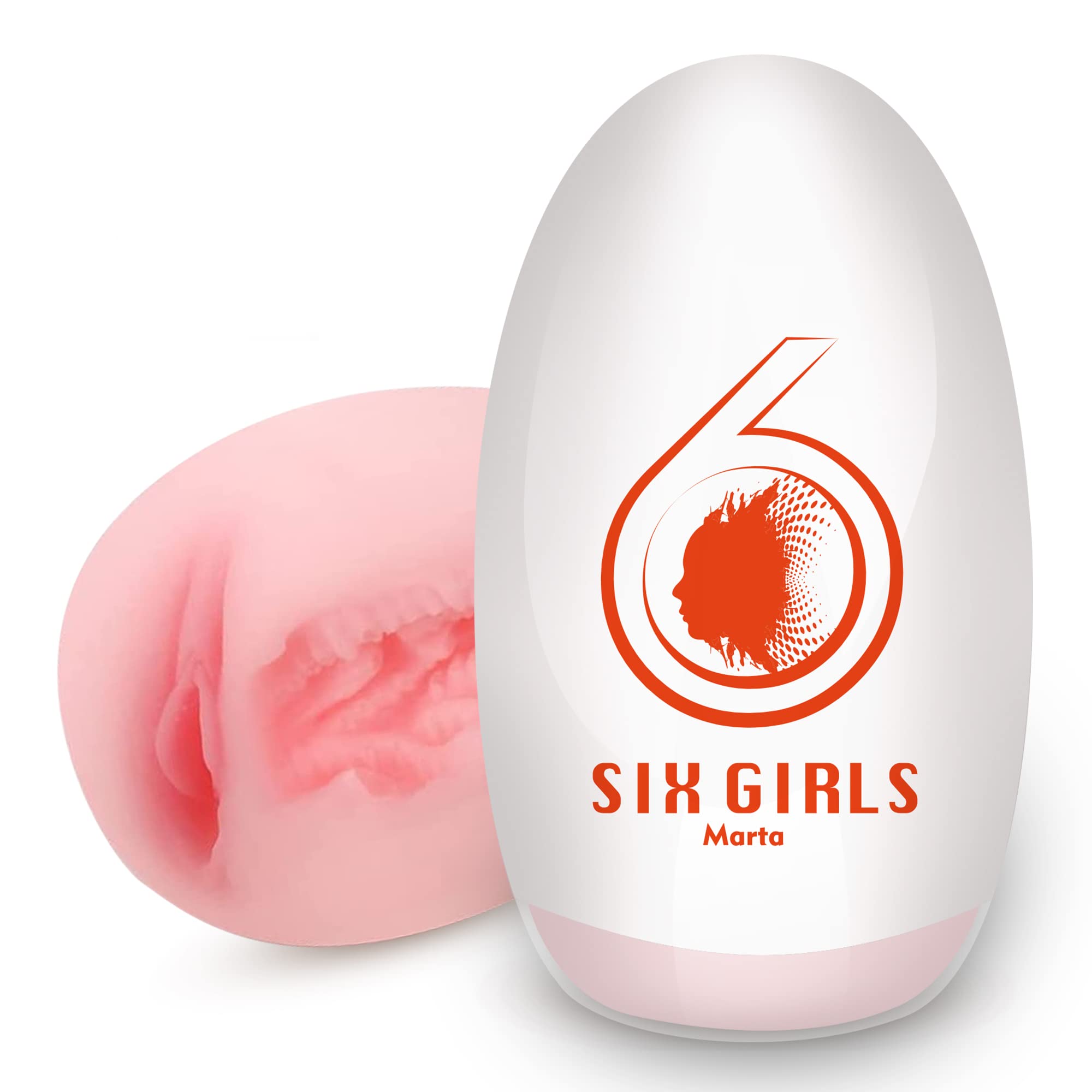 Realistic 3D Textured Male Masturbator Egg - Portable Pocket Pussy Stroker with Ultra Soft Stretchy Material for Pleasure | Discreet Adult Sex Toy for Men | Perfect for Travel, Solo Play & Stress Relief