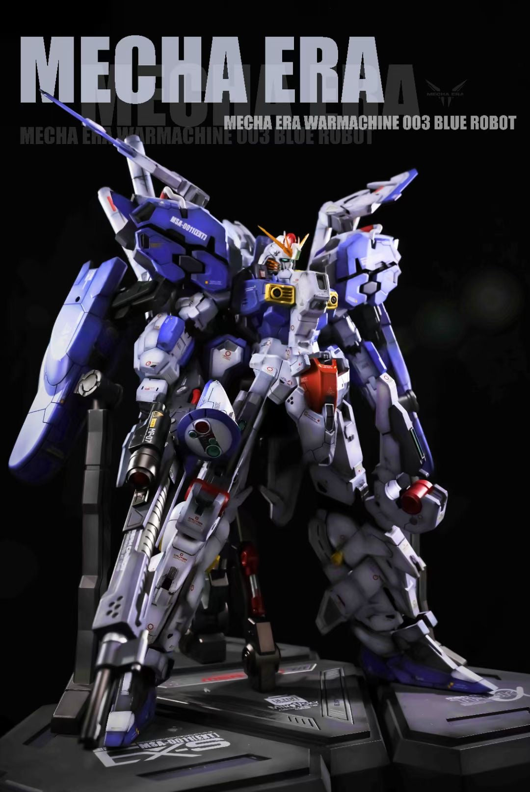 Mecha Era Studio Blue Gundam Model Kit - High-Quality Collectible Action Figure for Anime Fans & Gundam Enthusiasts | Perfect for Display, Cosplay, and Gift Giving