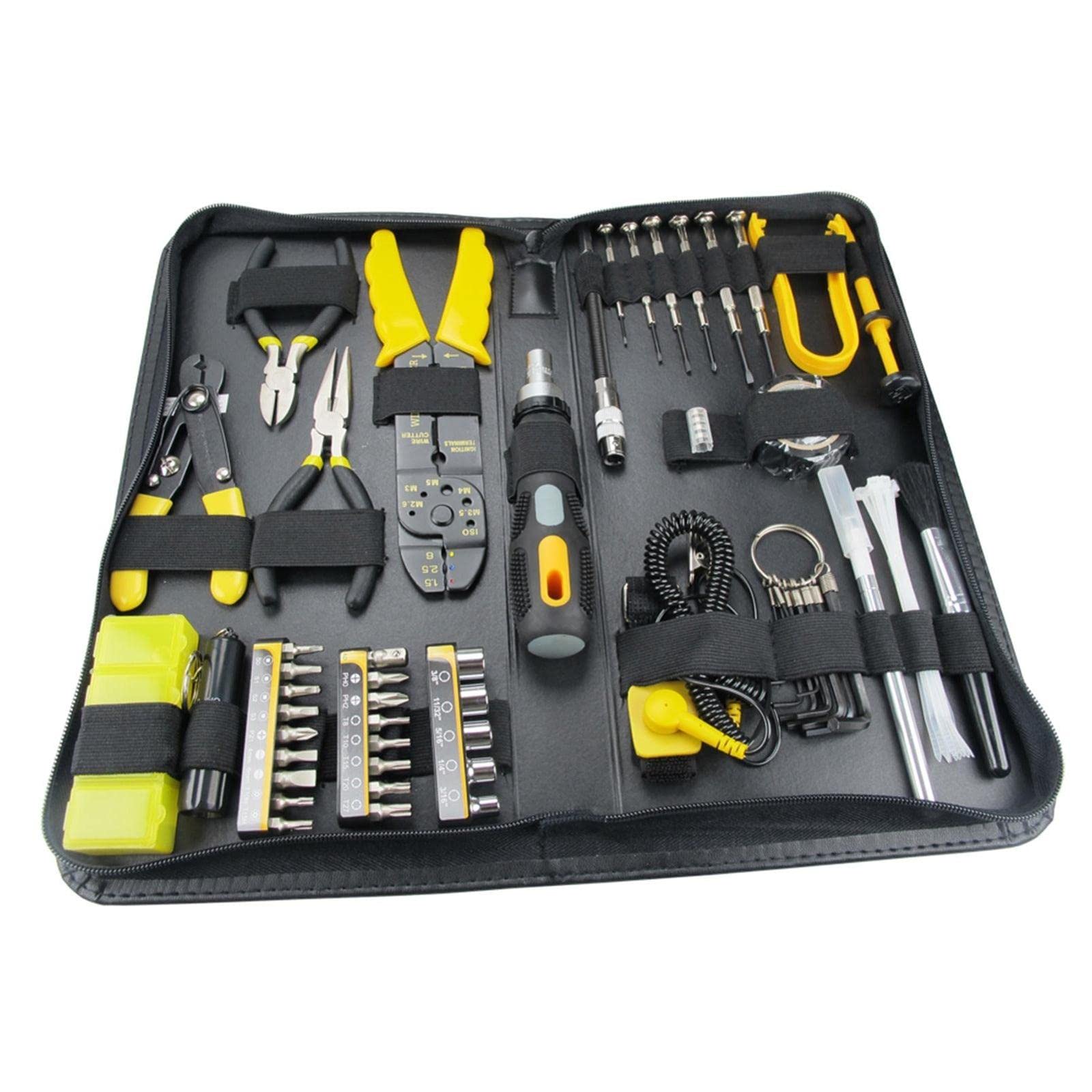 Sprotek 58-Piece Laptop & PC Repair Tool Kit - Essential for Computer Maintenance and DIY Fixes at Home or Office