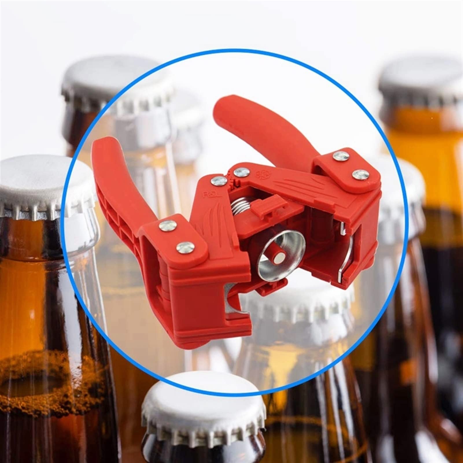 Premium Manual Bottle Capper Tool - Home Brew Beer Making Kit with Crown Capper & Bottle Sealer for Glass Bottles (Stainless Steel) - Perfect for Homebrewing, Craft Beer Bottling & DIY Beverage Projects