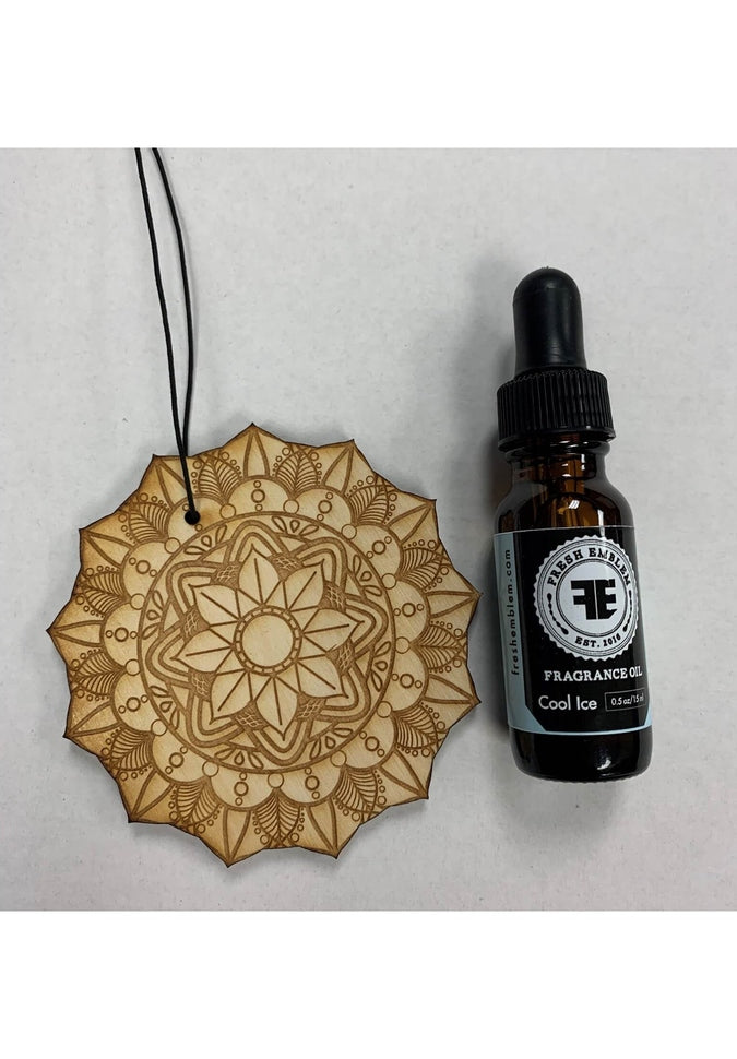 Fresh Emblem Scented Wood Car Air Freshener Bundle - Long-Lasting Natural Aroma for Cars, Home & Office | Perfect for Vehicles, Closets and Small Spaces