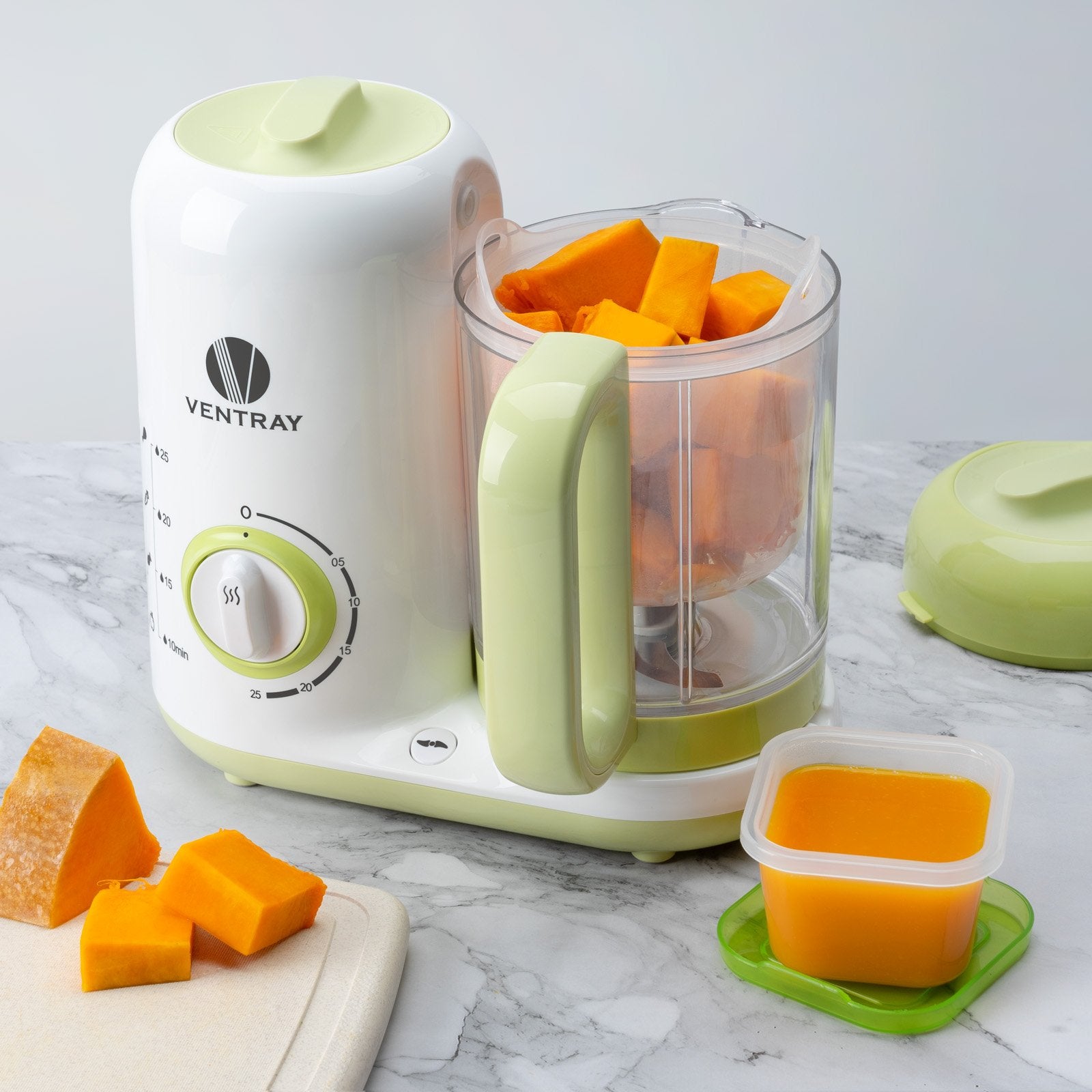 BabyGrow Plus Baby Food Maker - 6-in-1 Steamer Blender & Puree Maker for Homemade Baby Food | Perfect for Infants & Toddlers | Ideal for Travel, Home & Daycare Use