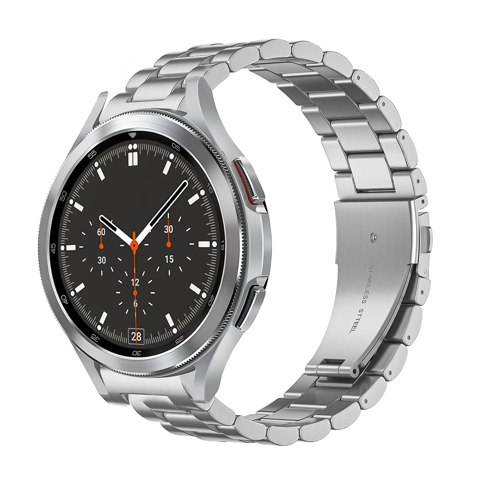 ORIbox 20mm Watch Bands for Samsung Galaxy Watch 4/3/Active 2 - Business Wristband for Men & Women - Office & Casual Wear