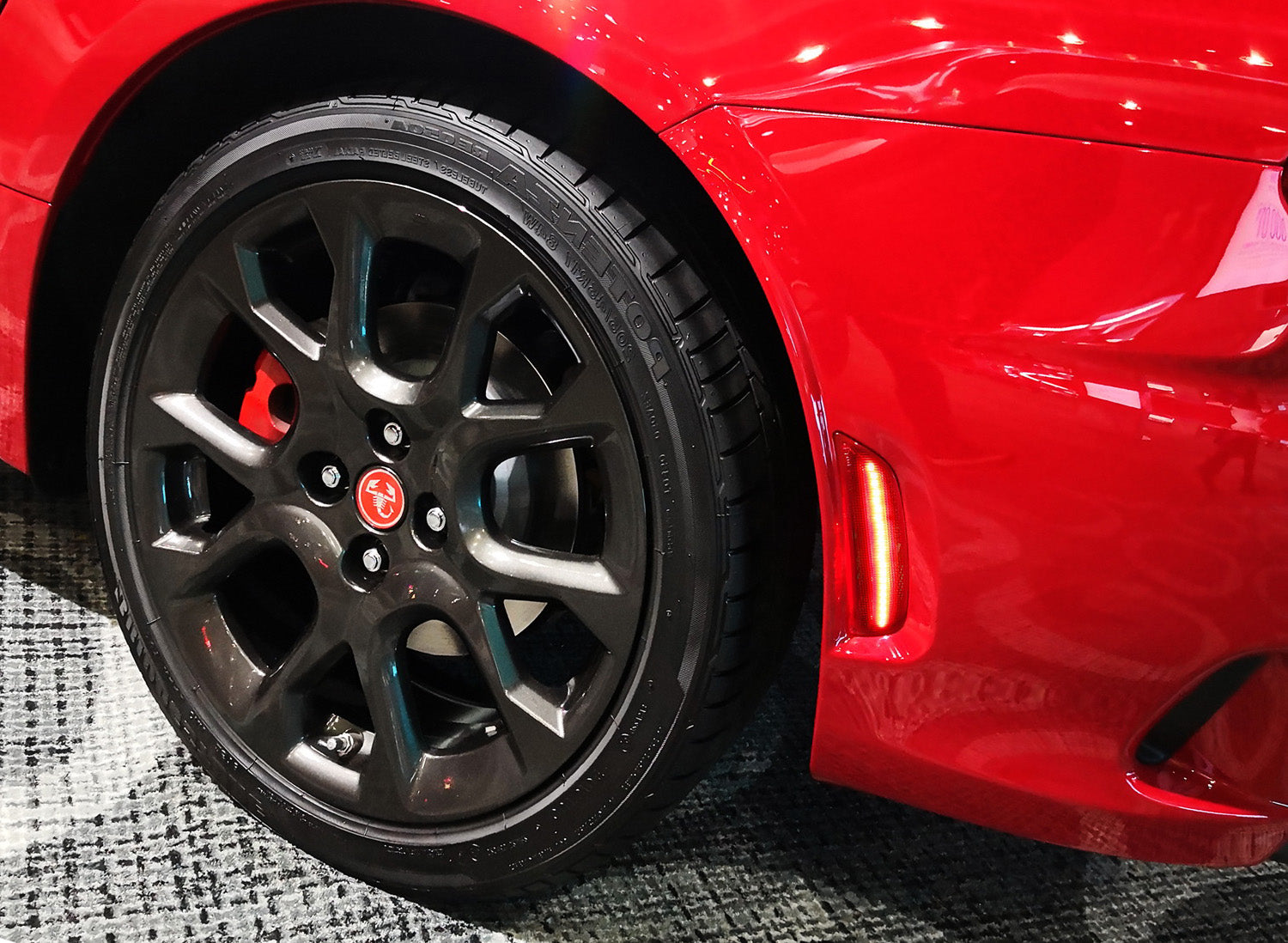 16+ Fiat 124 Spider Abarth Clear Lens Red LED Side Marker Lights - Waterproof DRL Replacement for Enhanced Visibility & Safety | Perfect for Night Driving, Car Shows & Custom Builds