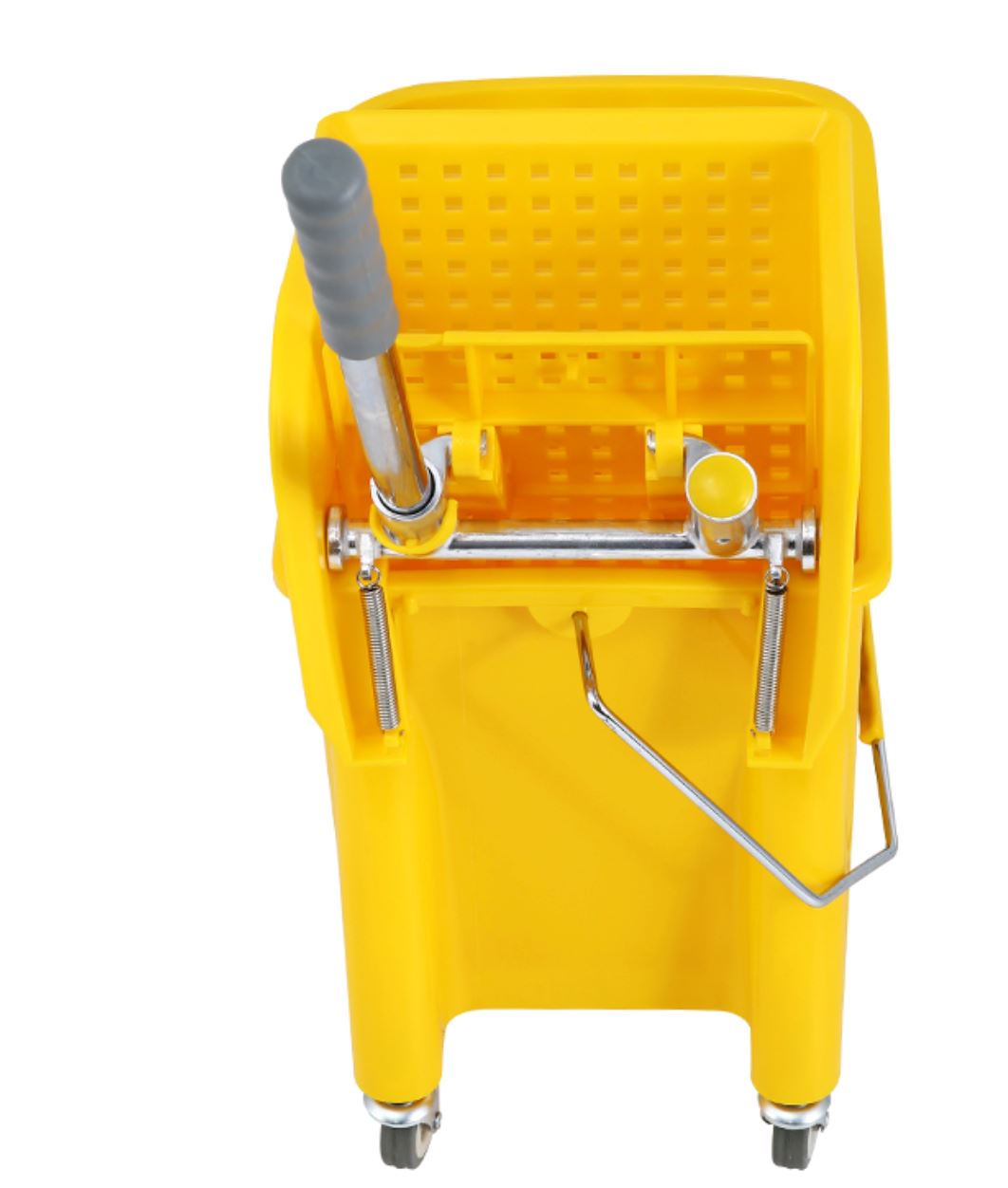 Aiko 20L Mop Wringer Bucket with Wheels | Heavy Duty Rolling Mop Bucket with Wringer | Ideal for Home Cleaning, Janitorial Use & Commercial Floor Care (Model: MOPTRL B038)