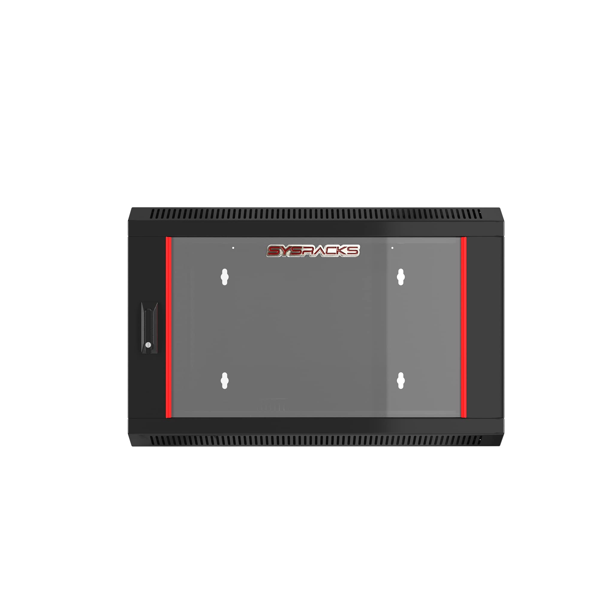 9U Wall Mount Server Rack Cabinet - 18-Inch Depth Network Equipment Enclosure for Electronics, Security & AV Systems - Ideal for Data Centers, Home Studios & Office IT Installations