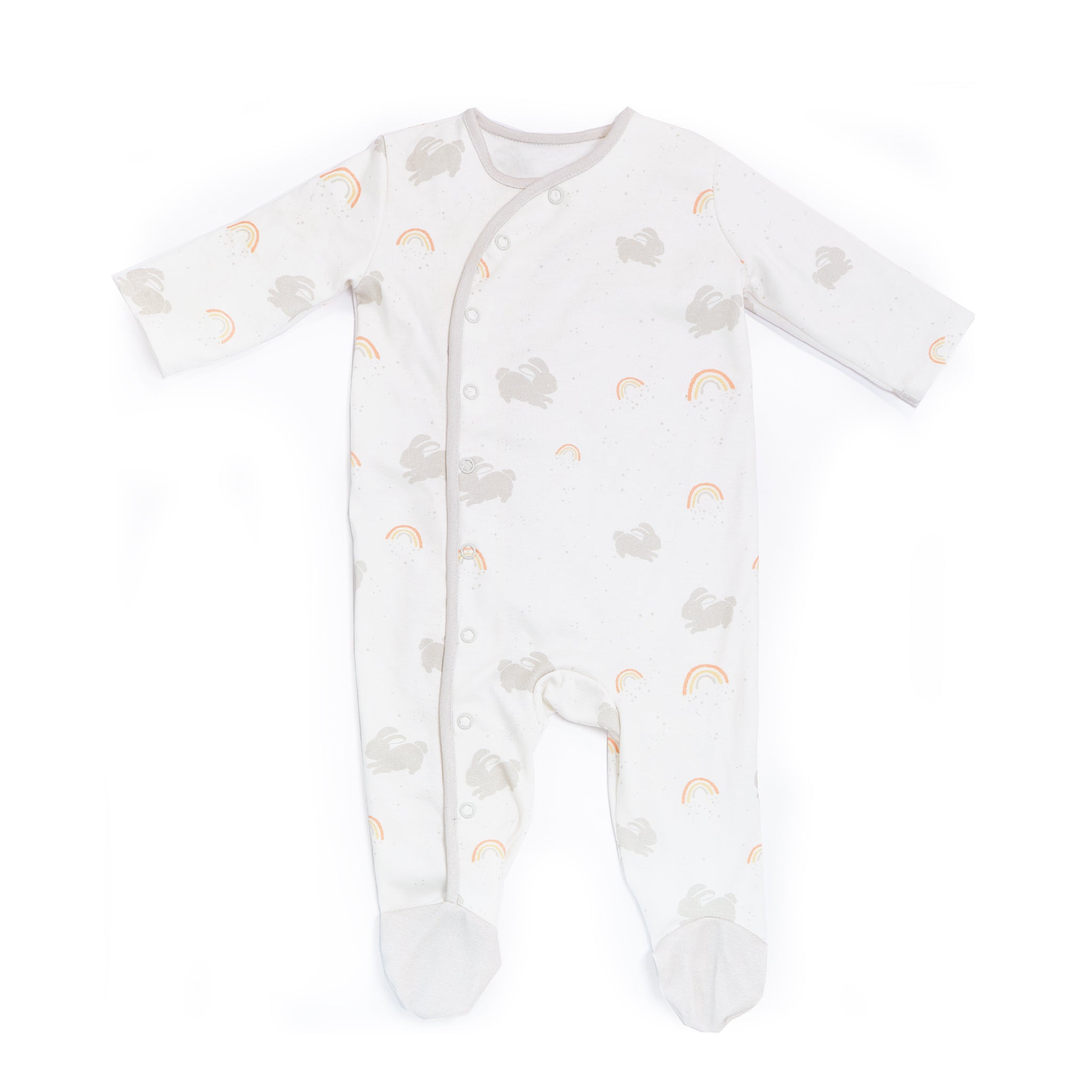 Little Sunshine Organic Baby Romper - Soft Cotton Outfit for Newborns & Infants - Perfect for Playtime, Photos & Special Occasions