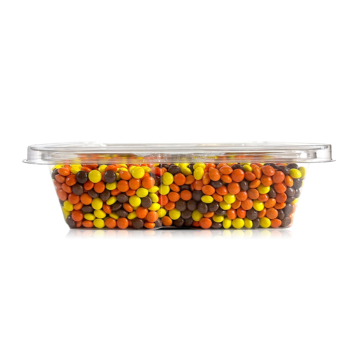 Hershey Mini Reese's Pieces Peanut Butter Candy - 2lb Bulk Tub for Baking, Snacking & Party Favors - Perfect for Halloween, Christmas & Easter Treats