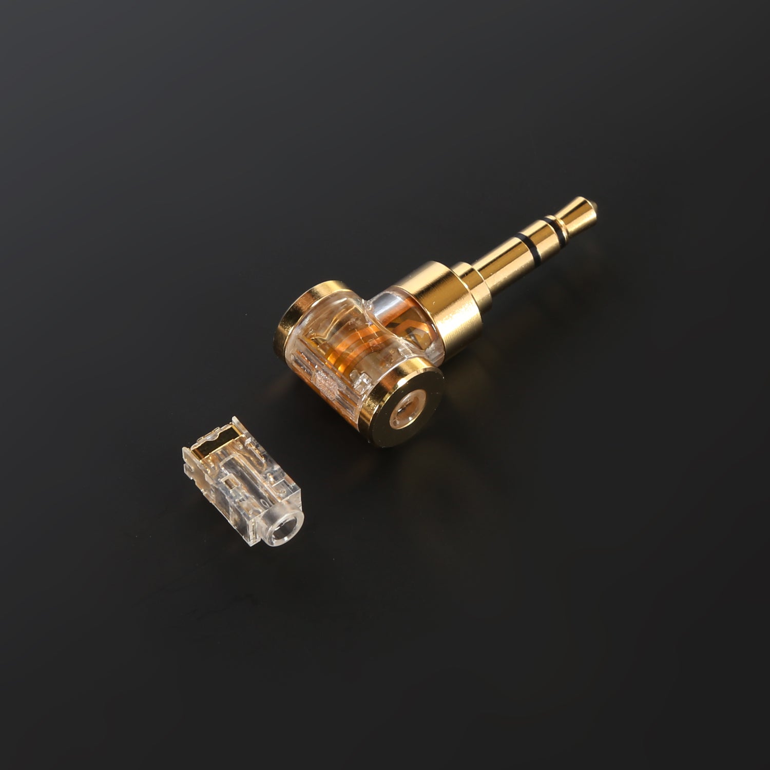 Premium Gold Plated Audio Adapter - ddHiFi DJ35AG & DJ44AG 2.5mm Female to 3.5mm/4.4mm Male Connector for High-End Headphones, DACs, and Audiophile Equipment - Perfect for Studio, Home Theater, and Portable Music Systems