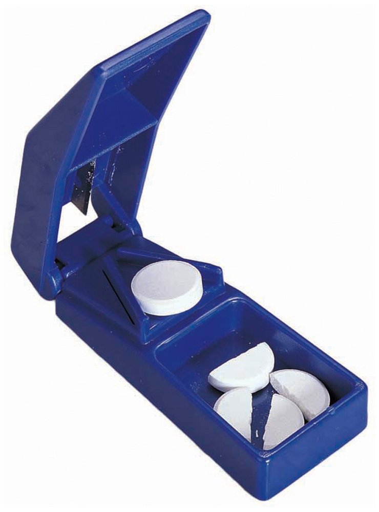 Aidapt Tablet Splitter - Pill Cutter for Easy Medication Division | Perfect for Seniors, Travel & Daily Use