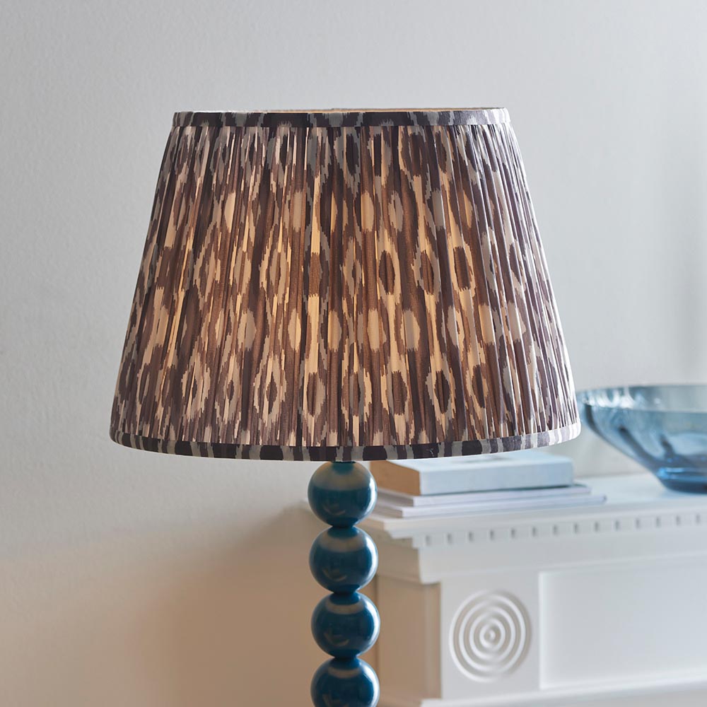 Auralis Ikat Floor Lamp with E27 Socket - Modern Handwoven Design for Living Room, Bedroom & Office Lighting