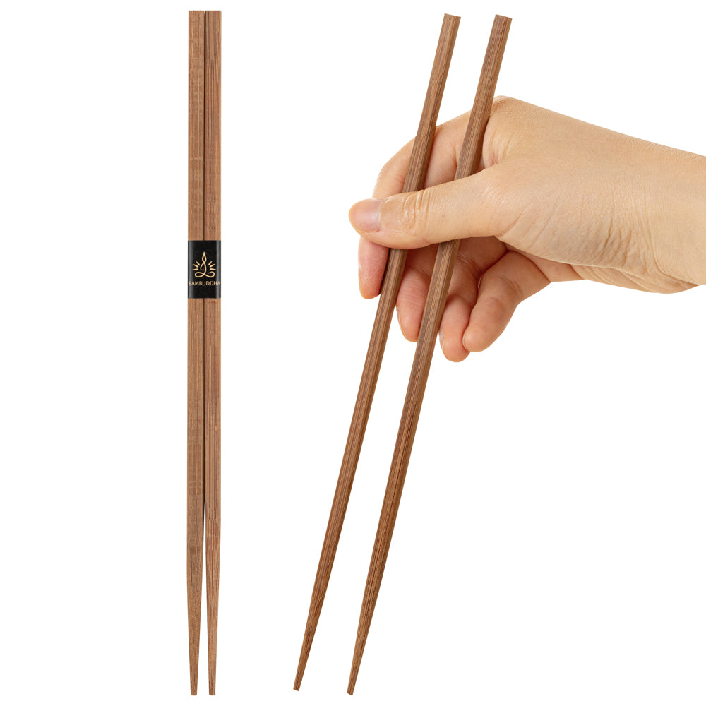 Premium Bamboo Chopsticks - 100 Count Box of 9.5
