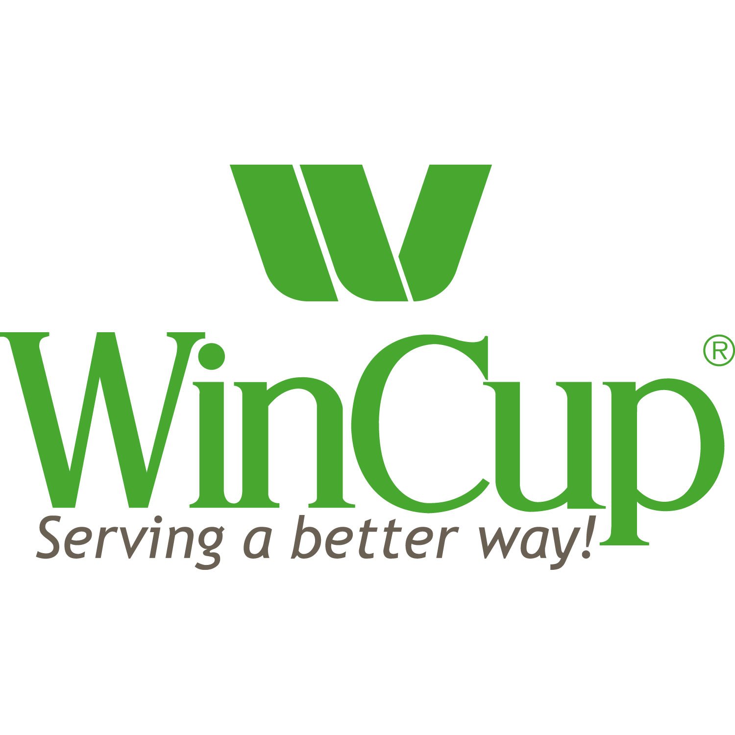 Eco-Friendly 32 oz Biodegradable Foam Cups - White/Green by Wincup | Perfect for Parties, Picnics & Outdoor Events | Sustainable Disposable Drinkware