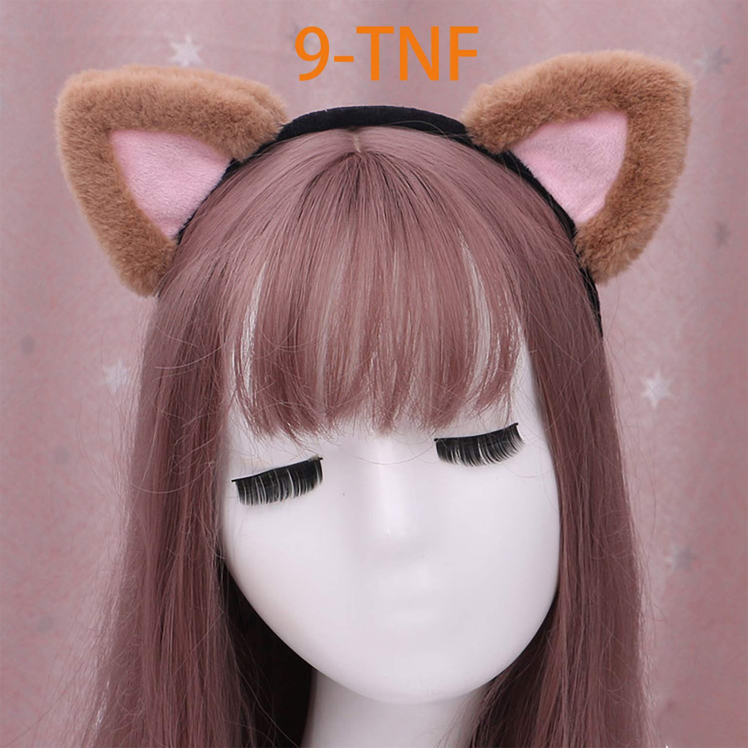 Fluffy Cat Ears Headband - Soft Faux Fur Cosplay Accessory for Anime, Halloween & Party Costumes | Cute Kawaii Ears for Cam Girls, Streamers & Roleplay