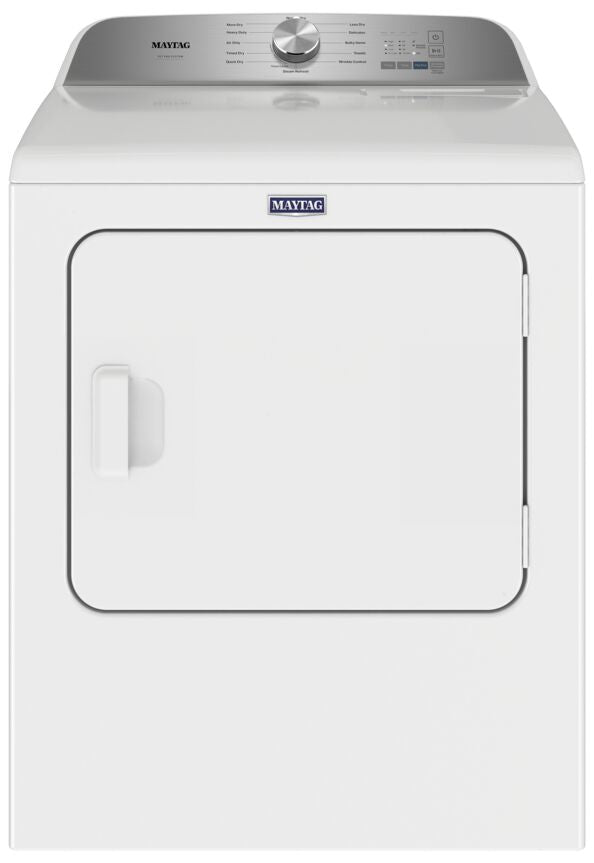 Maytag YMED6500MW 7.0 cu. ft. White Electric Dryer with Pet Pro System - Perfect for Large Laundry Loads & Pet Hair Removal in Homes & Apartments