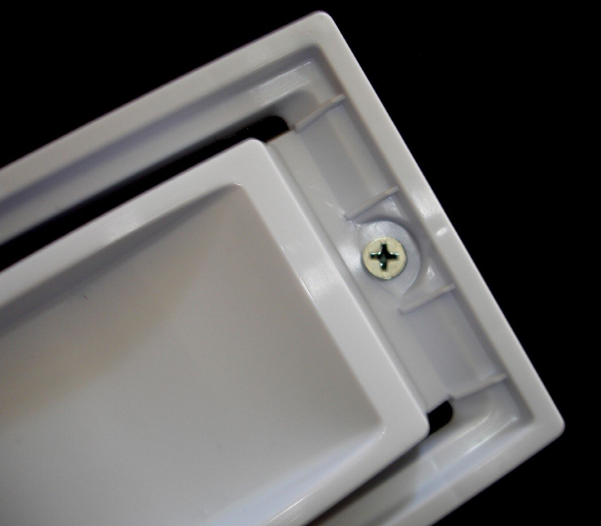 Sturdy White Paper Towel Holder - Wall & Cabinet Mount for Kitchen & Bathroom