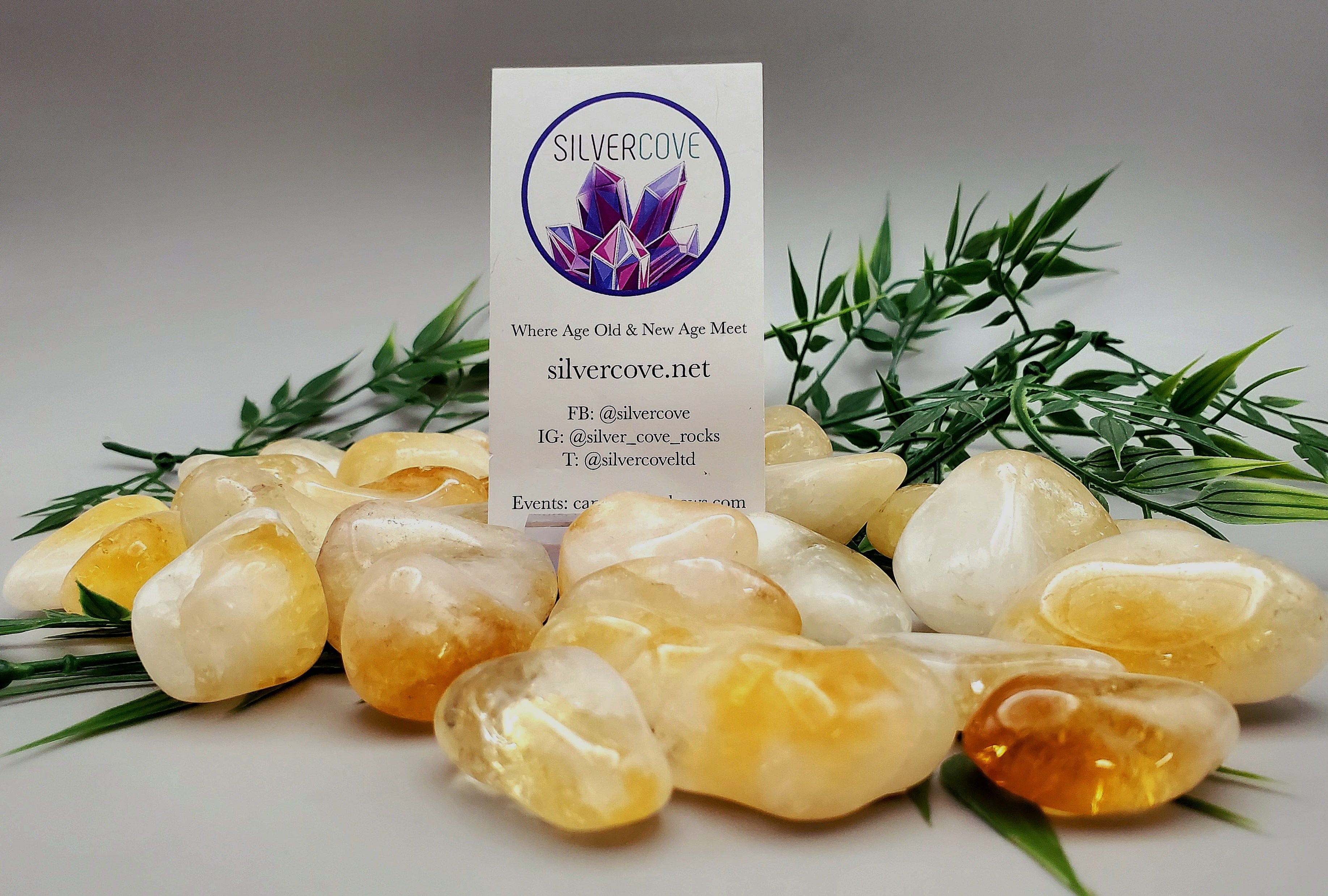 Natural Citrine Tumbled Stones - Healing Crystals for Wealth, Success & Positive Energy - Perfect for Meditation, Home Decor & Jewelry Making