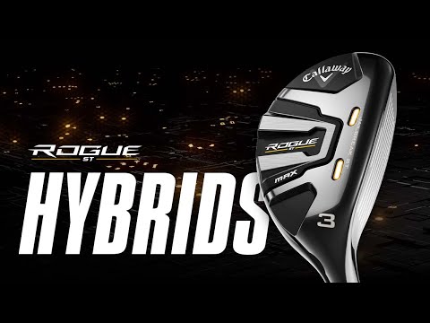 Callaway Rogue ST MAX OS Lite Hybrid Golf Club - Lightweight Forgiving Hybrid for Men & Women | Perfect for Long Fairway Shots & Rough Recovery