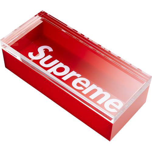 SUPREME 16FW Acrylic Lucite Box - Clear Display Case for Collectibles, Jewelry & Sneakers - Perfect for Home Decor, Retail Display & Gift Packaging