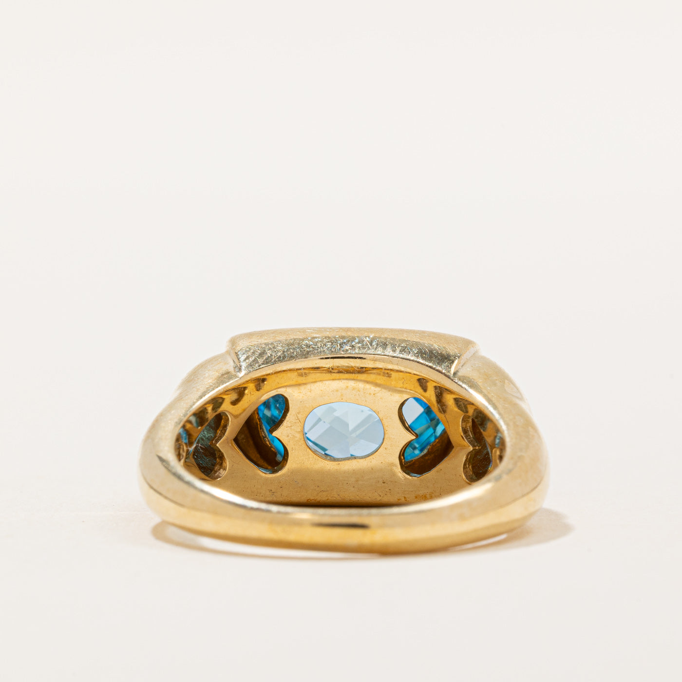 Blue Topaz Cocktail Ring - 5.00ct Genuine Gemstone - Size 8 - Elegant Statement Jewelry for Evening Parties & Special Occasions