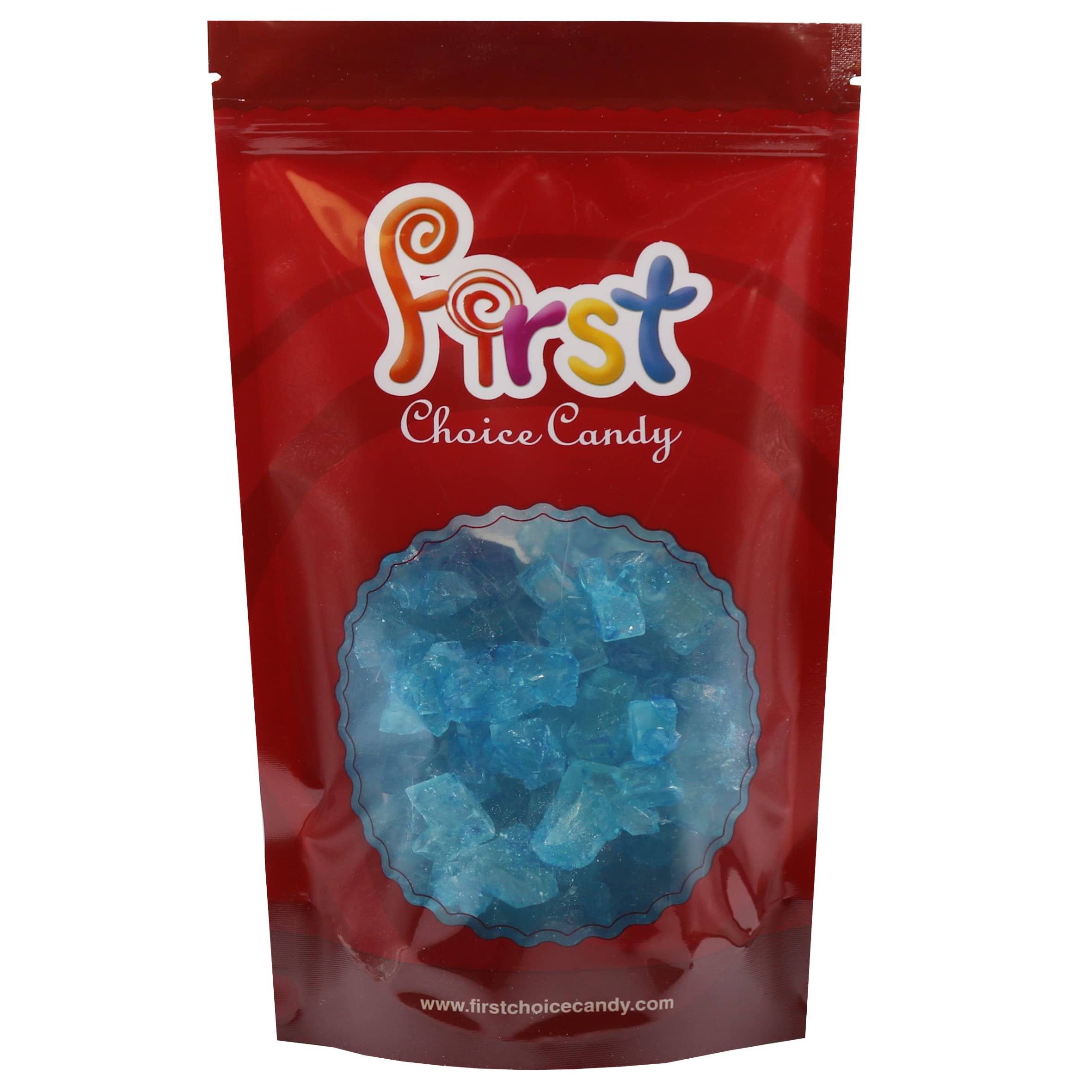 FirstChoiceCandy Rock Candy Strings - 1.5 Pound Bulk Bag (Blue Raspberry Flavor) | Perfect for Party Favors, Gift Bags, and Dessert Decorations