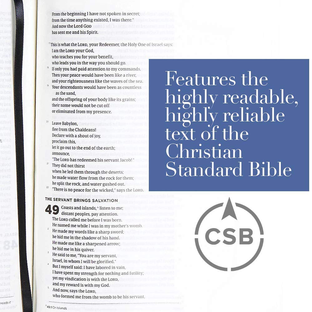 He Reads Truth Bible - Genuine Leather Brown Indexed Edition with Wide Margins & Journaling Space | Black Letter Text, Illustrations, Reading Plans | Single-Column Easy-to-Read Serif Type | Perfect for Bible Study, Devotional Reading & Gift Giving