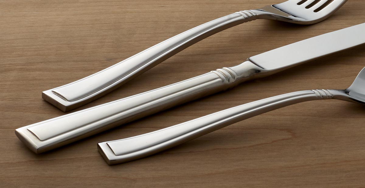 Butler 45-Piece Stainless Steel Flatware Set - Elegant Silverware for 8 Place Settings - Perfect for Dinner Parties, Weddings & Everyday Dining