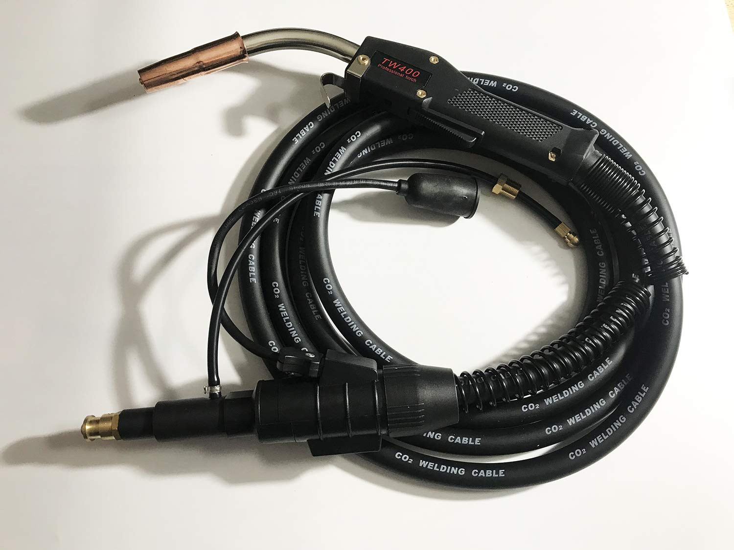 400Amp MIG Gun 15' for Lincoln LN7 LN8 LN9 LN22 LN25 LN415 LN742 SYNERGIC 7 - Heavy Duty Welding Torch Replacement (MIG Gun Only) - Perfect for Industrial Metal Fabrication and Auto Body Repair