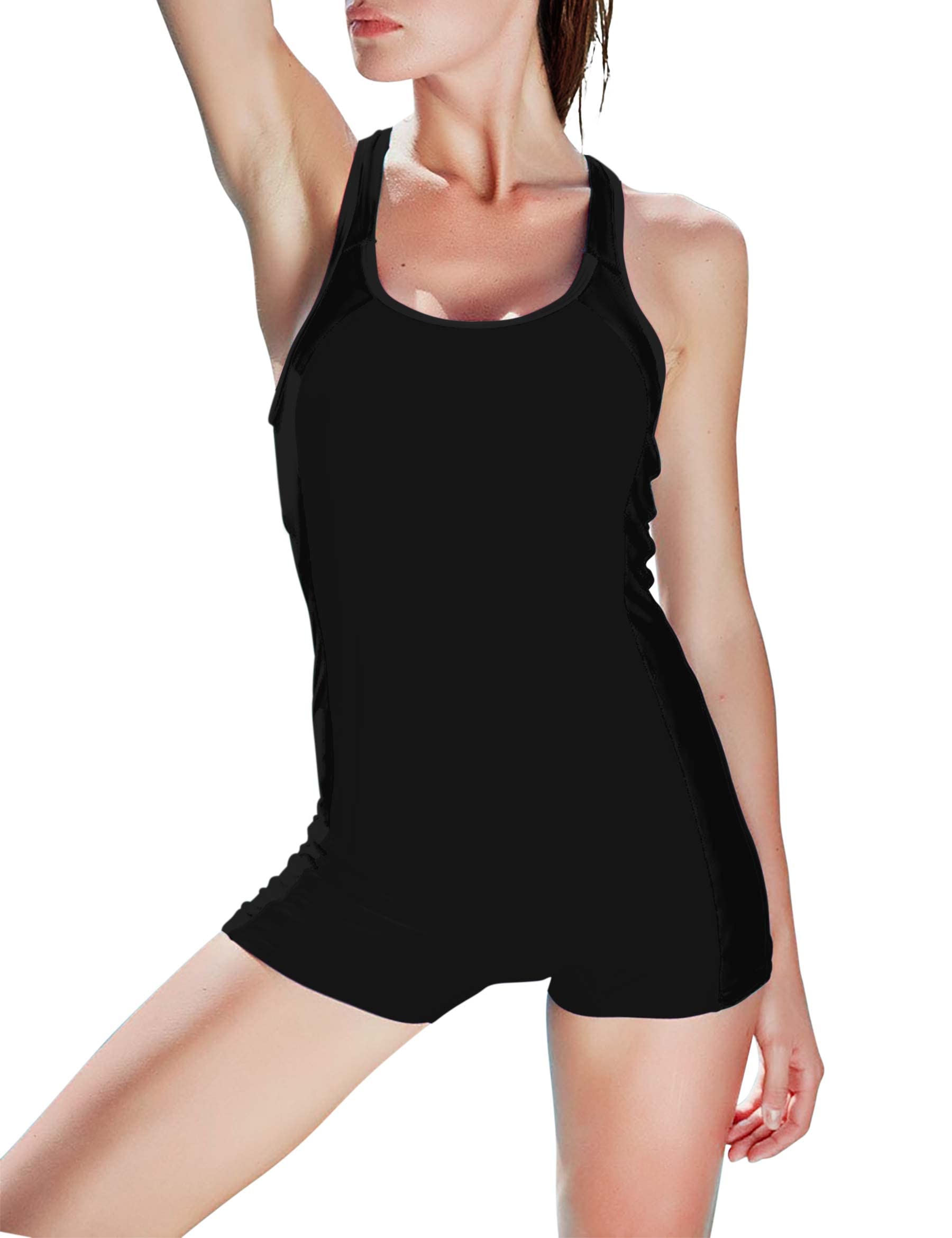 KIM S Women's Athletic One Piece Swimsuit - High Performance Swimwear for Swimming, Surfing & Water Sports - Perfect for Beach, Pool & Gym Workouts