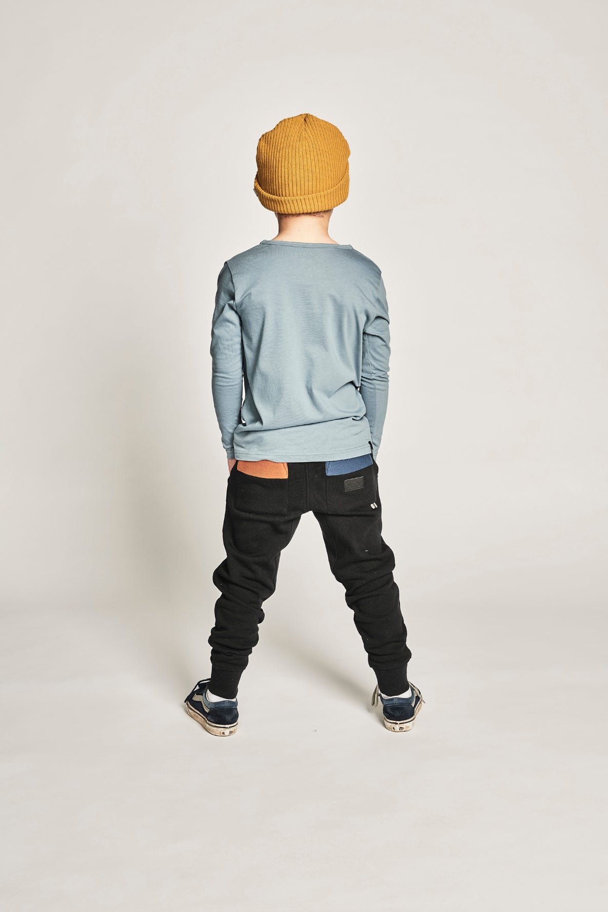 Munster Bones Brigade Long Sleeve Tee - Mid Blue | Vintage Skate Style for Men & Women | Perfect for Streetwear, Casual Outfits & Skateboarding