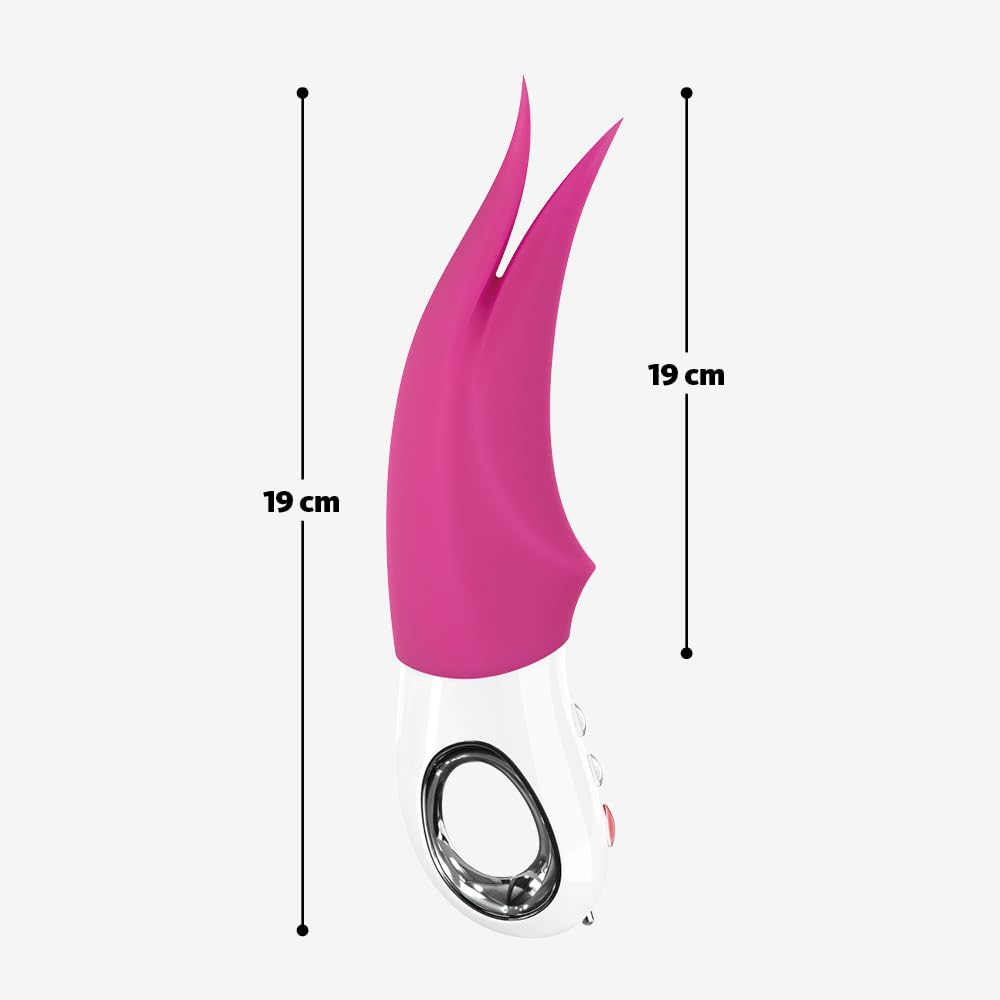 FUN FACTORY G5 Series Rechargeable Silicone Dildo Vibrator - Luxury Adult Sex Toy for Women & Men (Volta BlackBerry) | Perfect for Couples Play & Solo Pleasure