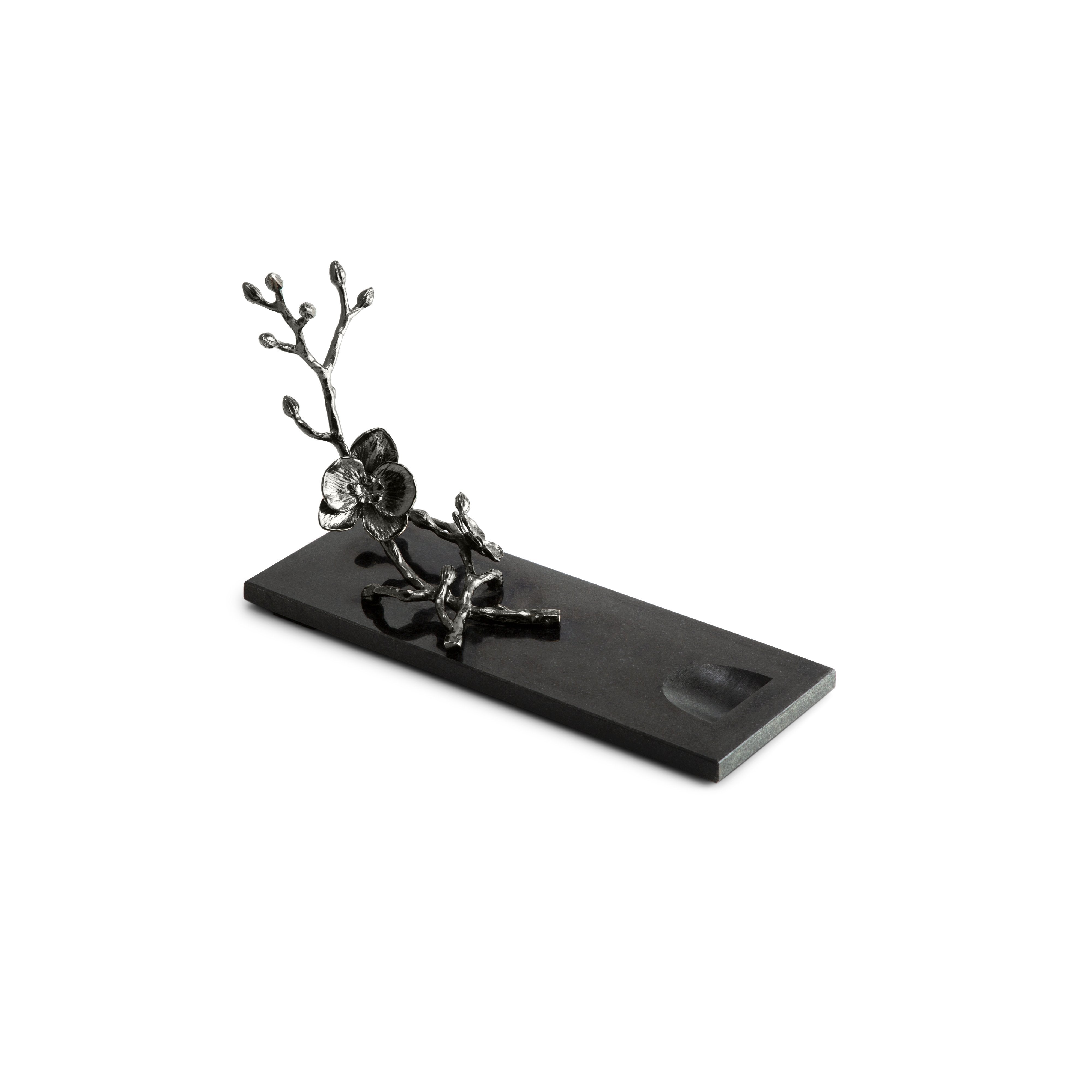 Black Orchid Wine Rest - Elegant Wine Glass Holder for Home Bar, Kitchen & Party Decor - Perfect for Wine Lovers & Entertaining Guests