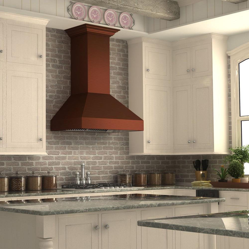 ZLINE 8667C Convertible Designer Series Copper Wall Mount Range Hood - 36