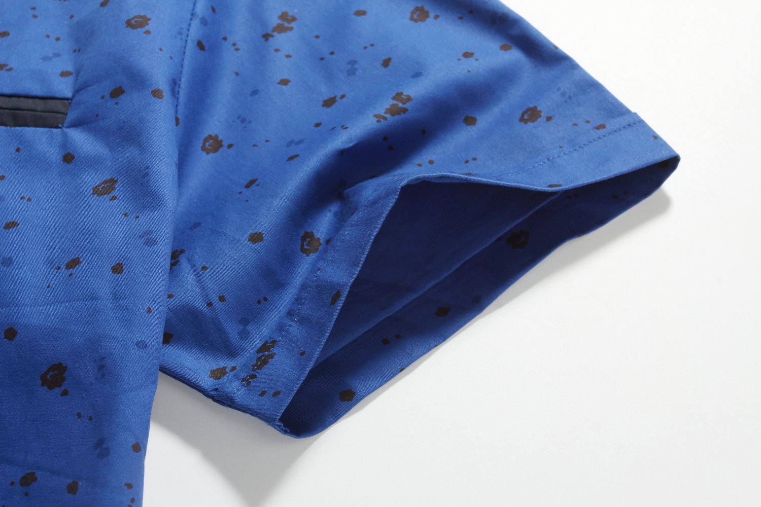 Men's Casual Dress Shirts - Stylish Cotton Button Up Shirts with Print Pocket, Short Sleeve Summer Shirts for Office, Party & Everyday Wear