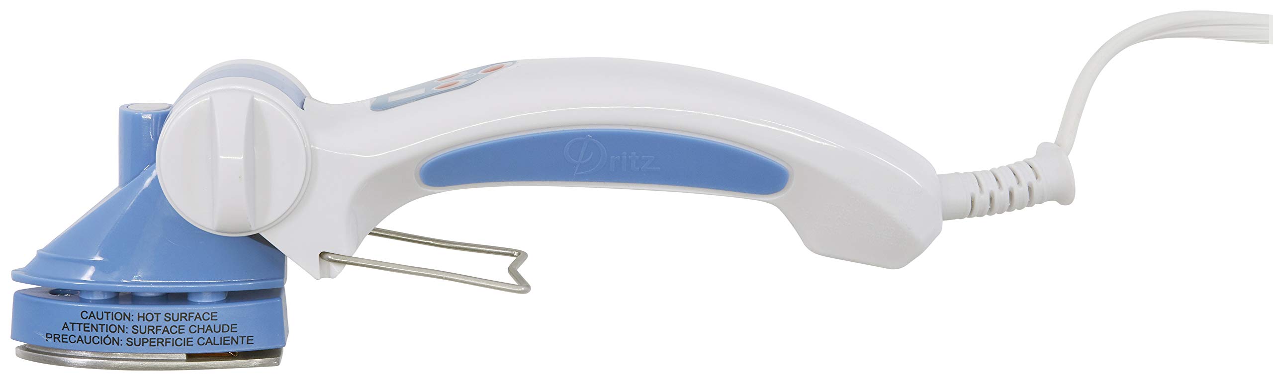 Dritz 29500 Petite Press Portable Mini Iron - White | Compact Travel Iron for Clothes, Sewing & Quilting | Perfect for Home, Office & Travel Use