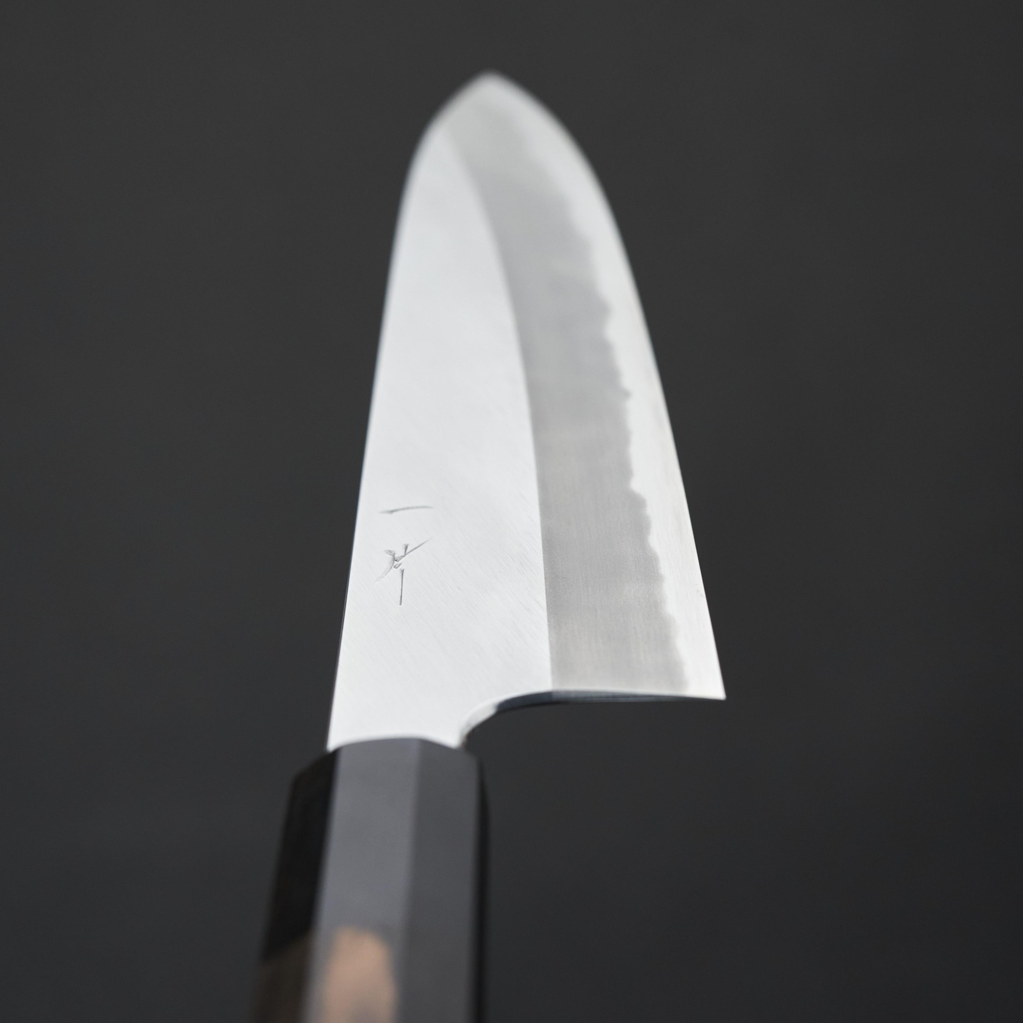 Hitohira Tanaka Kyuzo Blue #1 Migaki Gyuto 240mm Japanese Chef Knife with Taihei Ebony Handle - Perfect for Sushi, Meat Slicing & Professional Kitchen Use