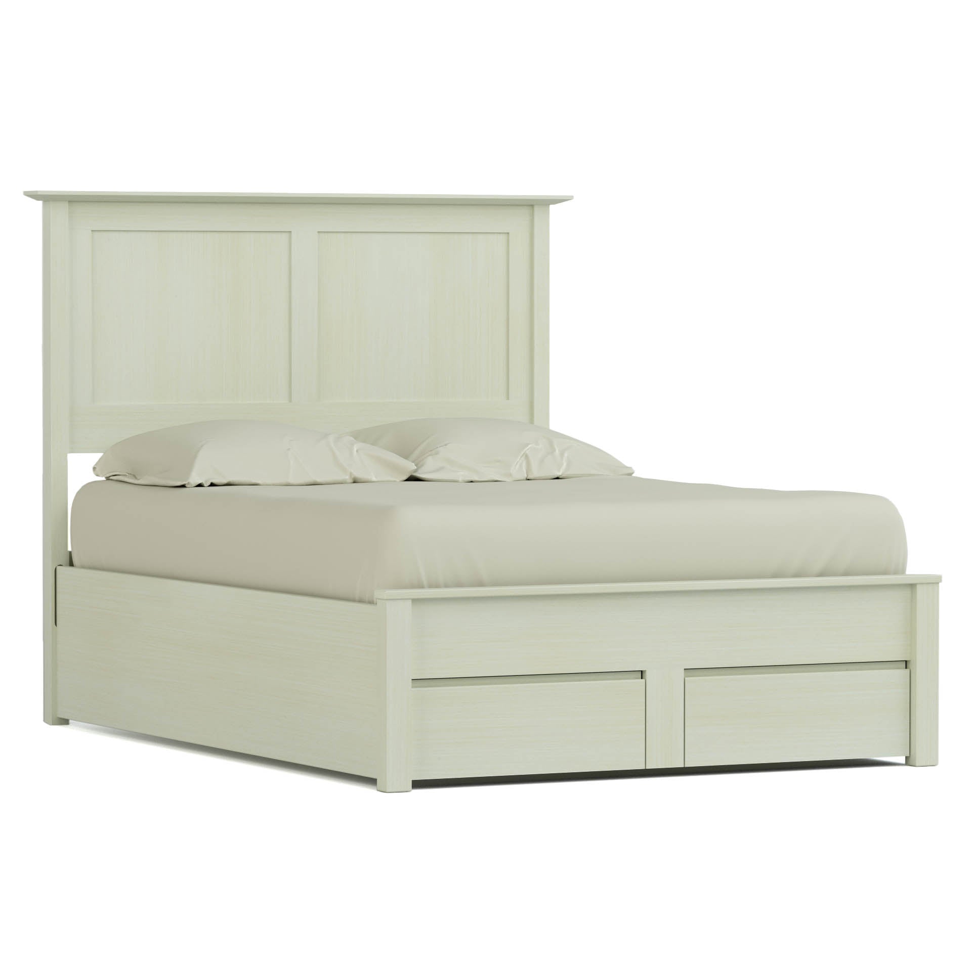 Gable Road Storage Bed - Queen Size Platform Bed with Underbed Storage Drawers for Small Spaces | Perfect for Apartments, Dorms & Guest Rooms
