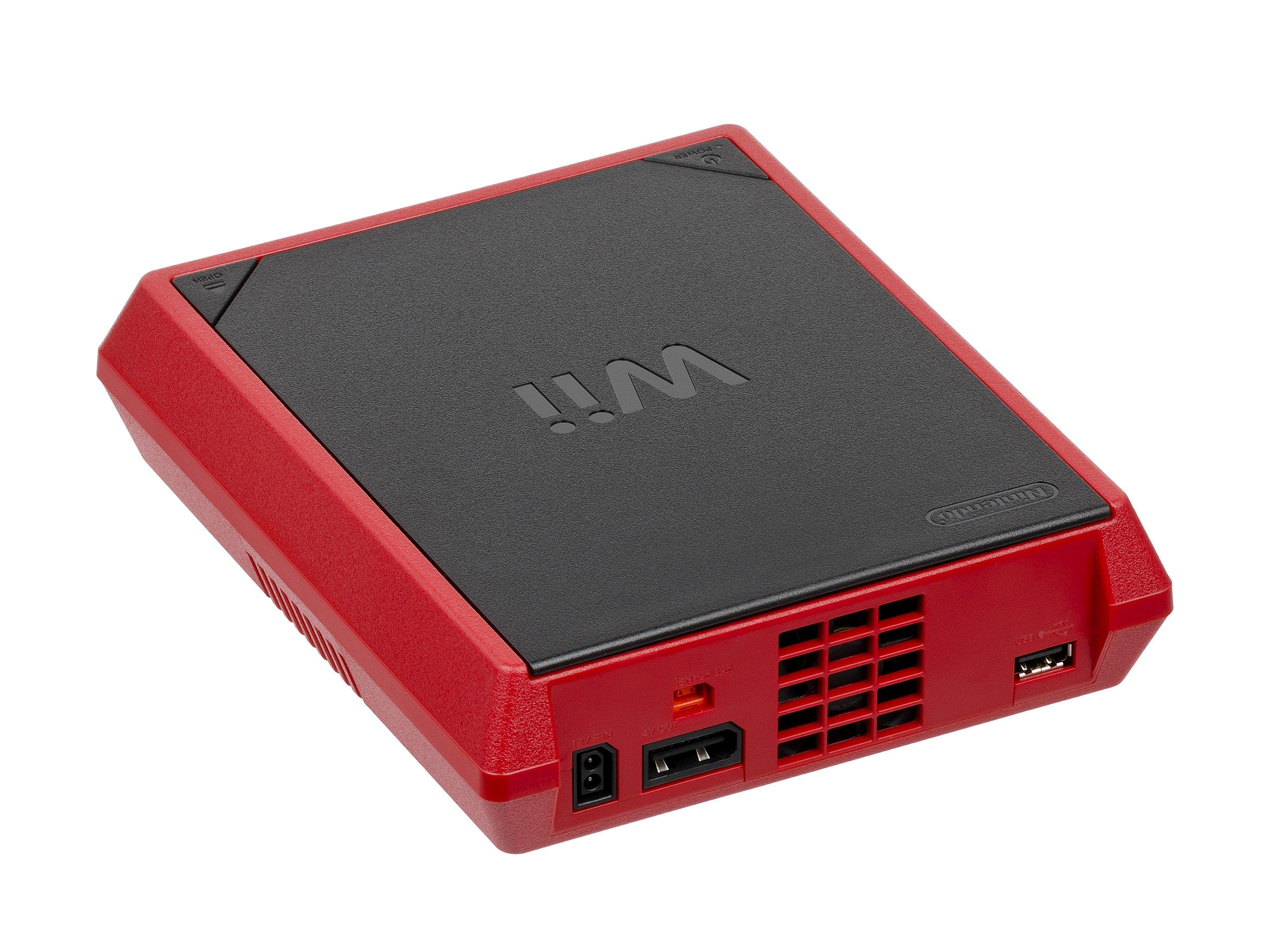 Nintendo Wii Mini Console - Red & Black | Compact Gaming System for Family Fun & Entertainment | Perfect for Home, Parties & Retro Gaming