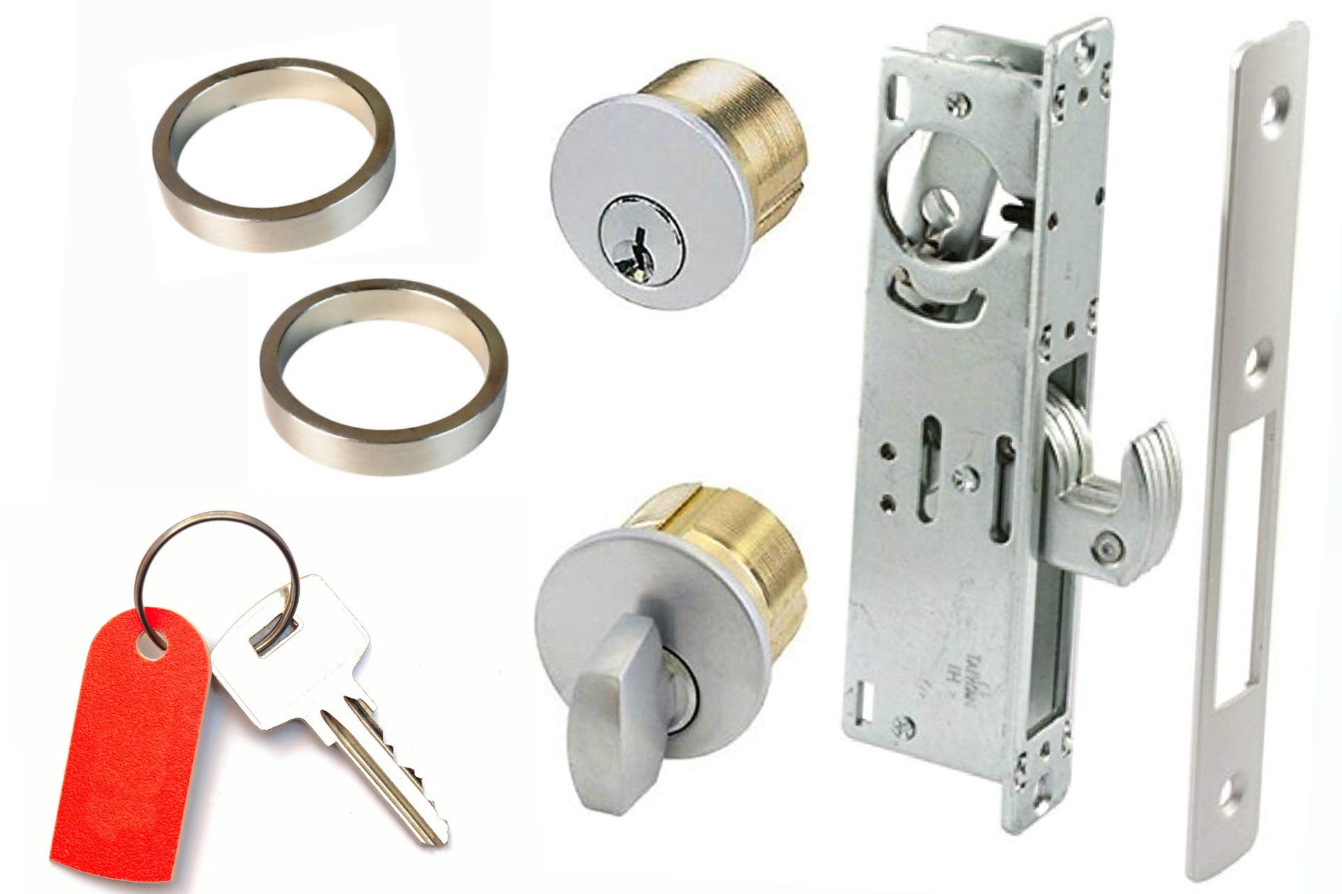 Sliding Gate Lock Box with Hook Deadbolt Mortise Lock - Heavy Duty Weldable Steel Security Box for Driveway, Fence & Property Protection