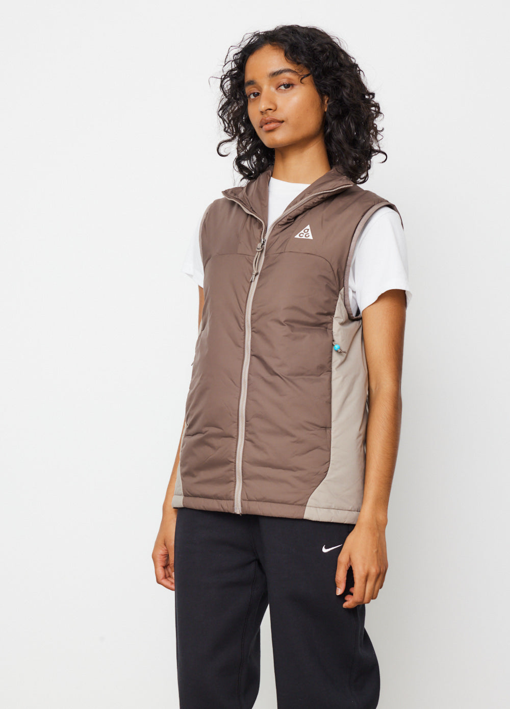 ACG Therma-FIT ADV Rope de Dope Full-Zip Vest for Men - Lightweight Insulated Jacket for Hiking, Camping & Outdoor Adventures