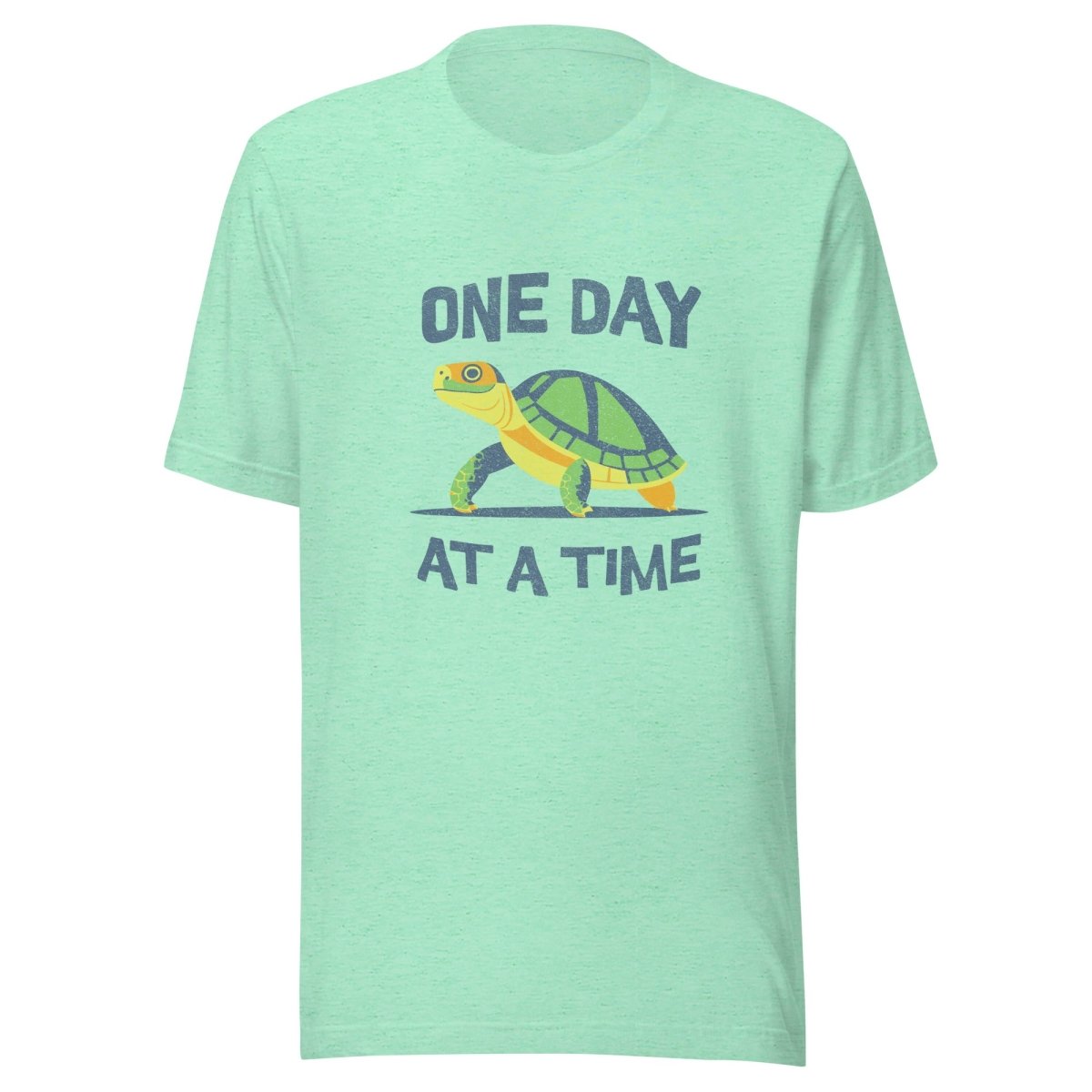 Steady Journey Turtle Tee - Inspirational Sobriety Shirt for Addiction Recovery | Motivational Gift for AA Meetings & Daily Encouragement