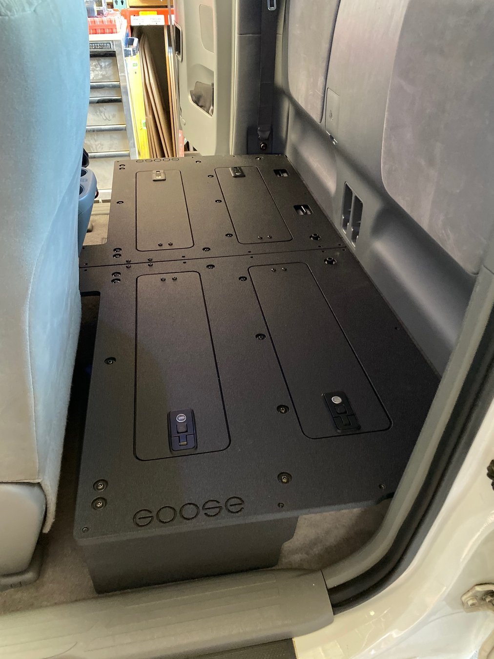 2005-2015 Toyota Tacoma Access Cab 2nd Row Seat Delete Kit - Rear Seat Removal Panel for Cargo Space & Storage - Perfect for Camping, Work Trucks, and Off-Road Adventures