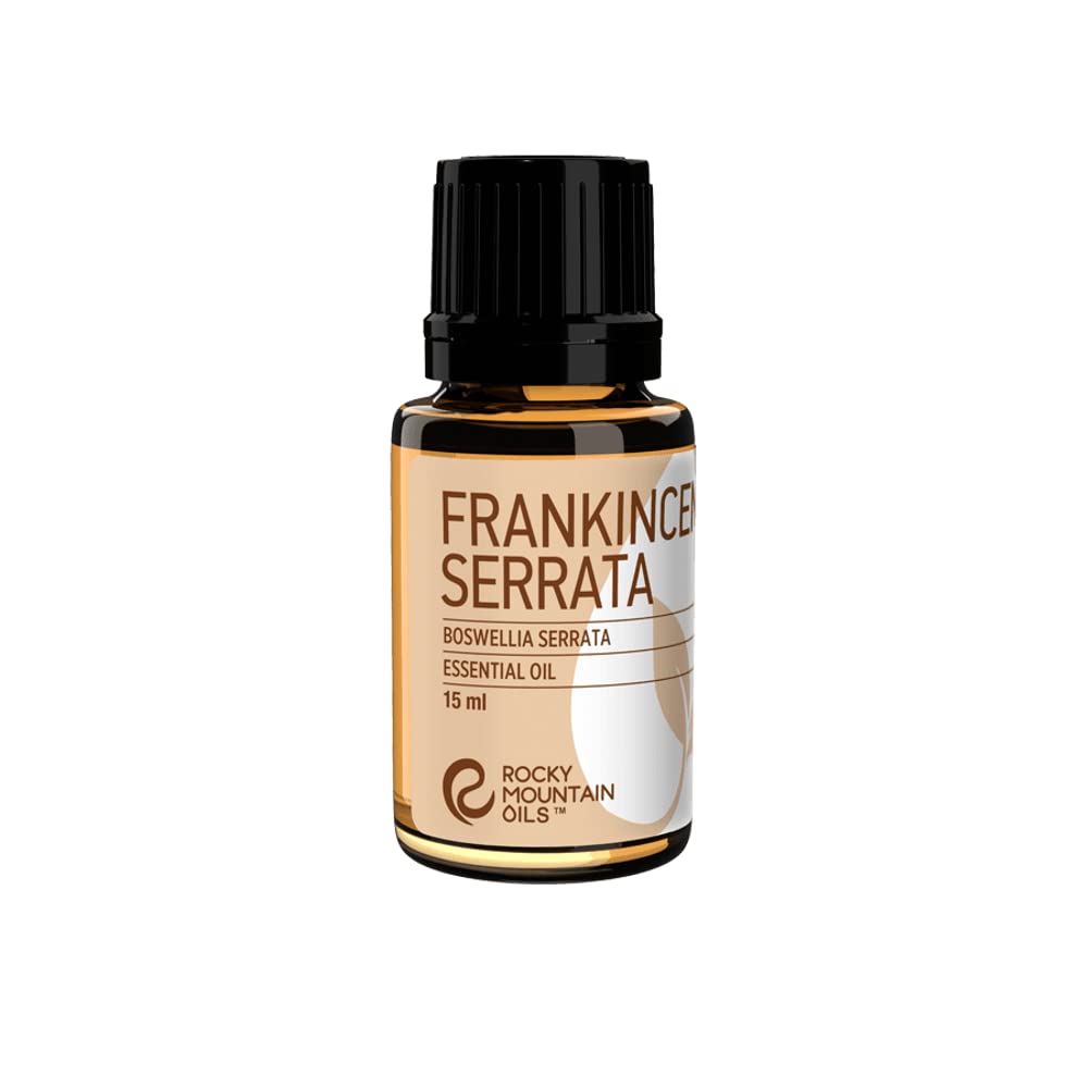 Rocky Mountain Oils Frankincense Serrata 15ml Pure Essential Oil for Aromatherapy, Relaxation & Skin Care | 100% Natural Therapeutic Grade Oil for Diffusers, Massage & DIY Beauty Products