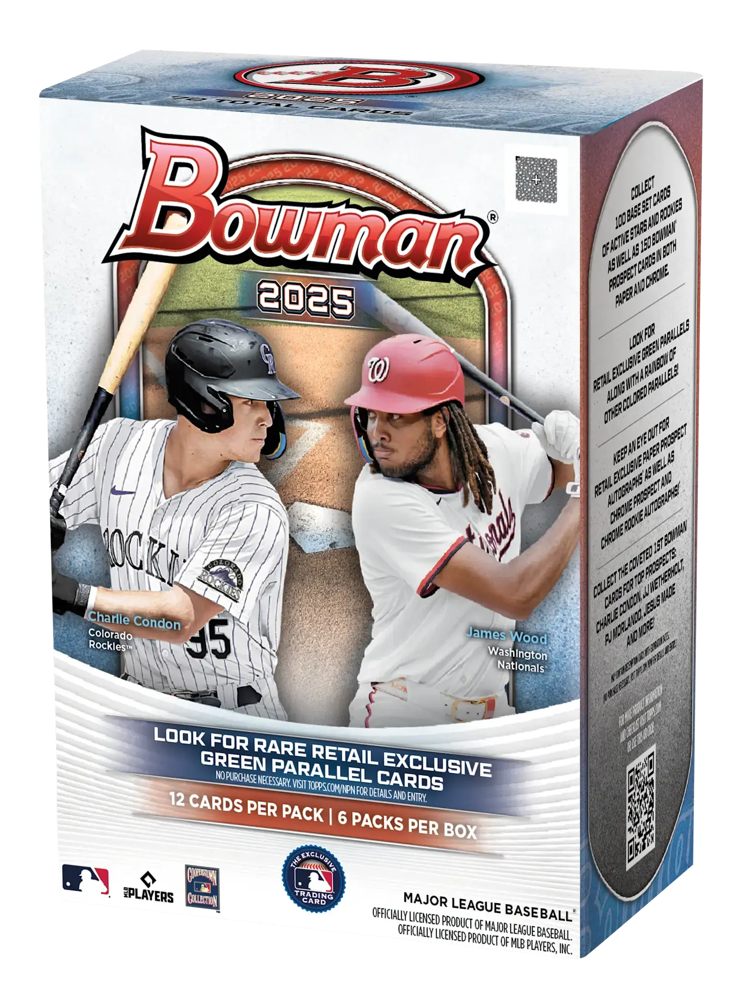 2025 Bowman Baseball Blaster Box - 24 Packs with Rookie Cards & Autograph Chance | Perfect for Collectors, Fantasy Drafts & Gift Giving