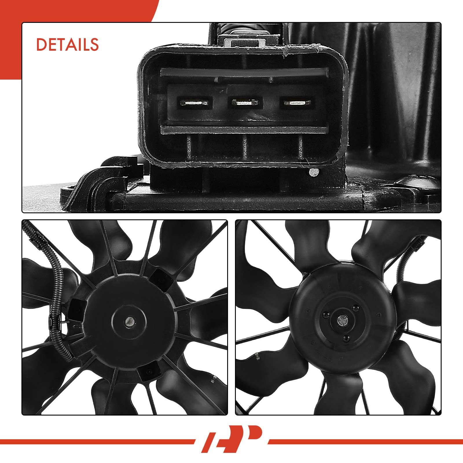 A-Premium Engine Radiator Cooling Fan Assembly Compatible with Hyundai Kona 2018-2021 2.0L - Replacement for OEM# 25380J9200 - Perfect for Engine Overheating Prevention & Summer Driving